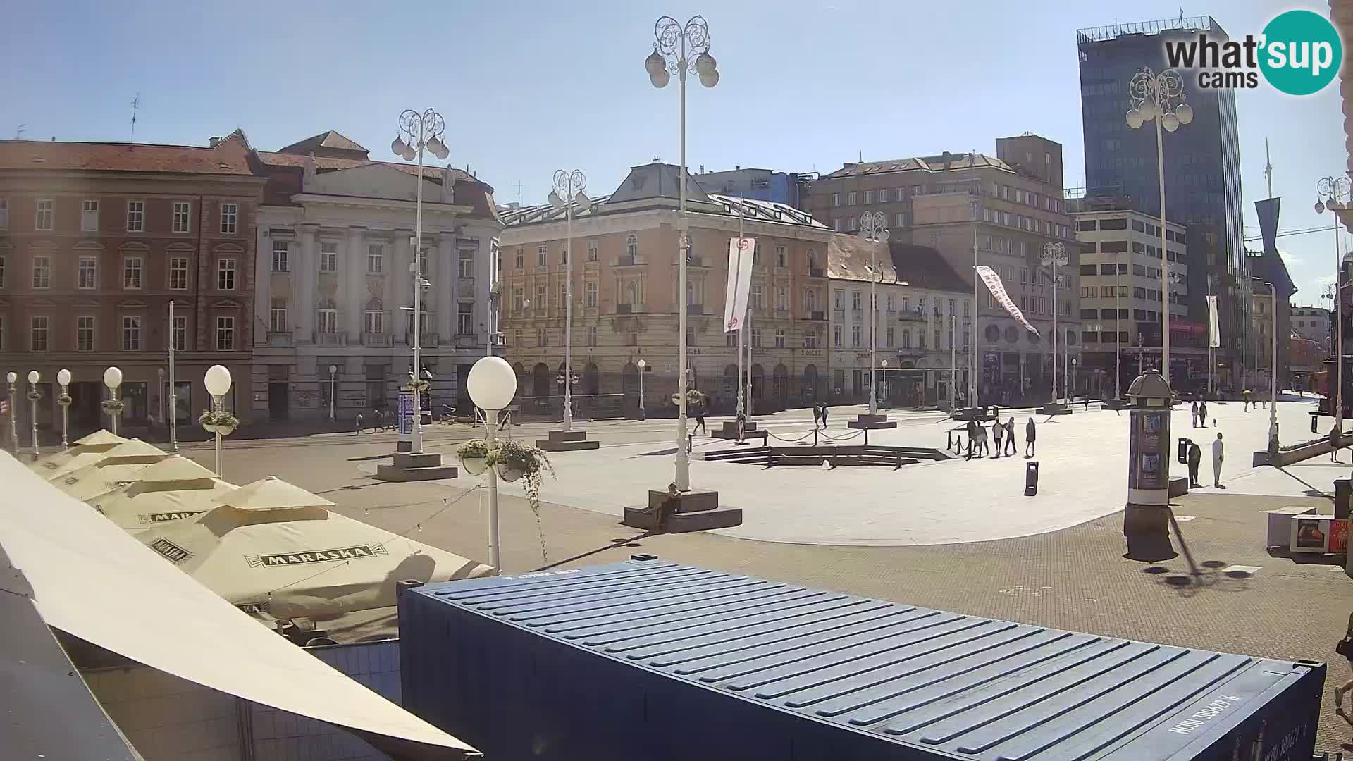 Zagreb Live Webcam – Bana Jelačić square