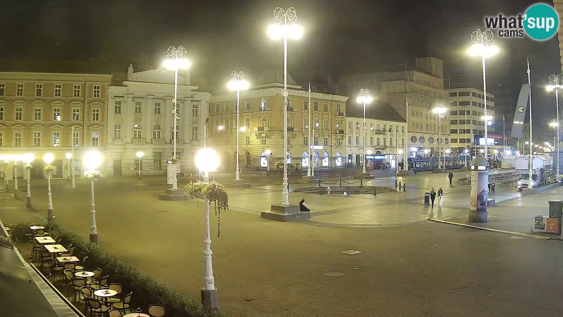 Zagreb Live Webcam Platz Bana Jelačić
