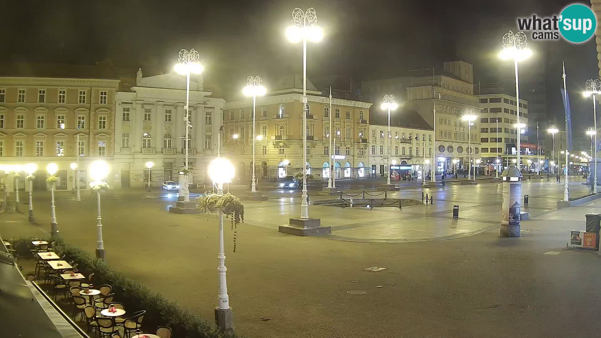 Zagreb Live Webcam Platz Bana Jelačić