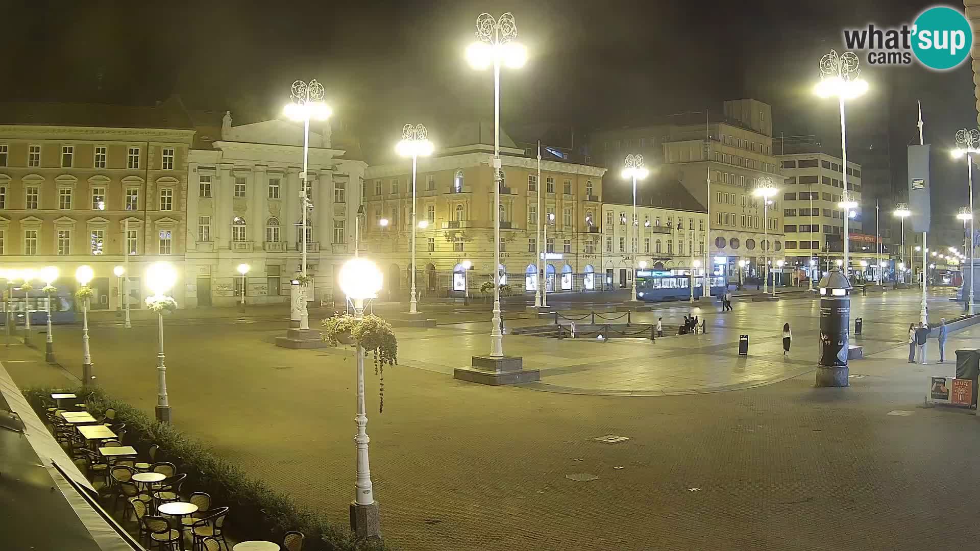 Zagreb camera en vivo plaza Bana Jelačić