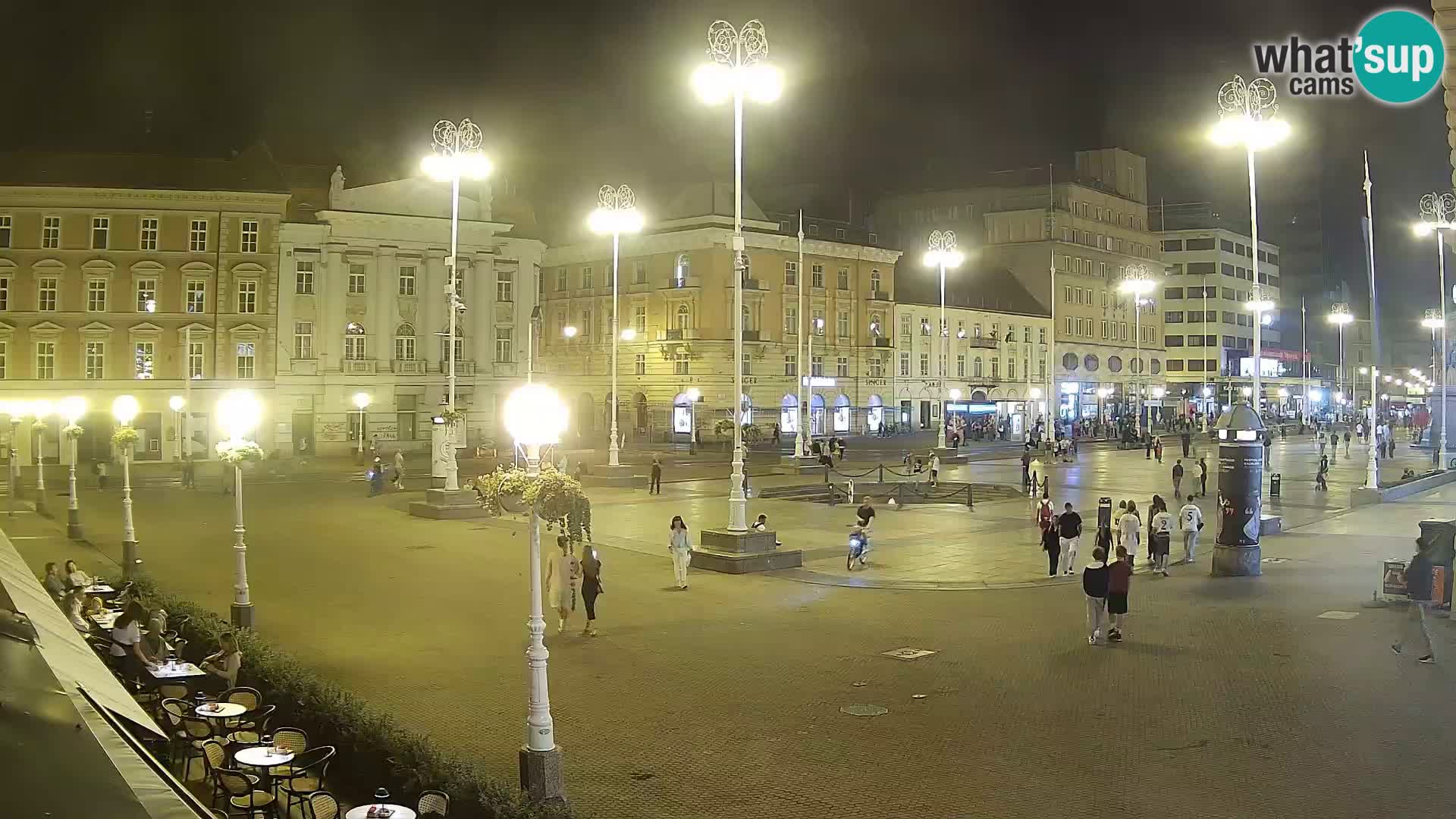 Zagreb camera en vivo plaza Bana Jelačić