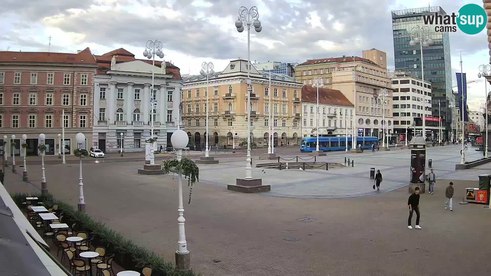 Zagreb camera en vivo plaza Bana Jelačić