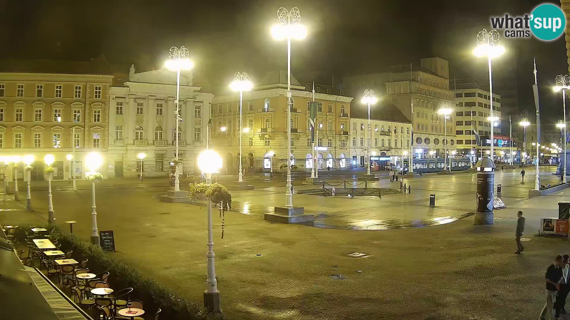 Zagreb web kamera trg Bana Jelačića