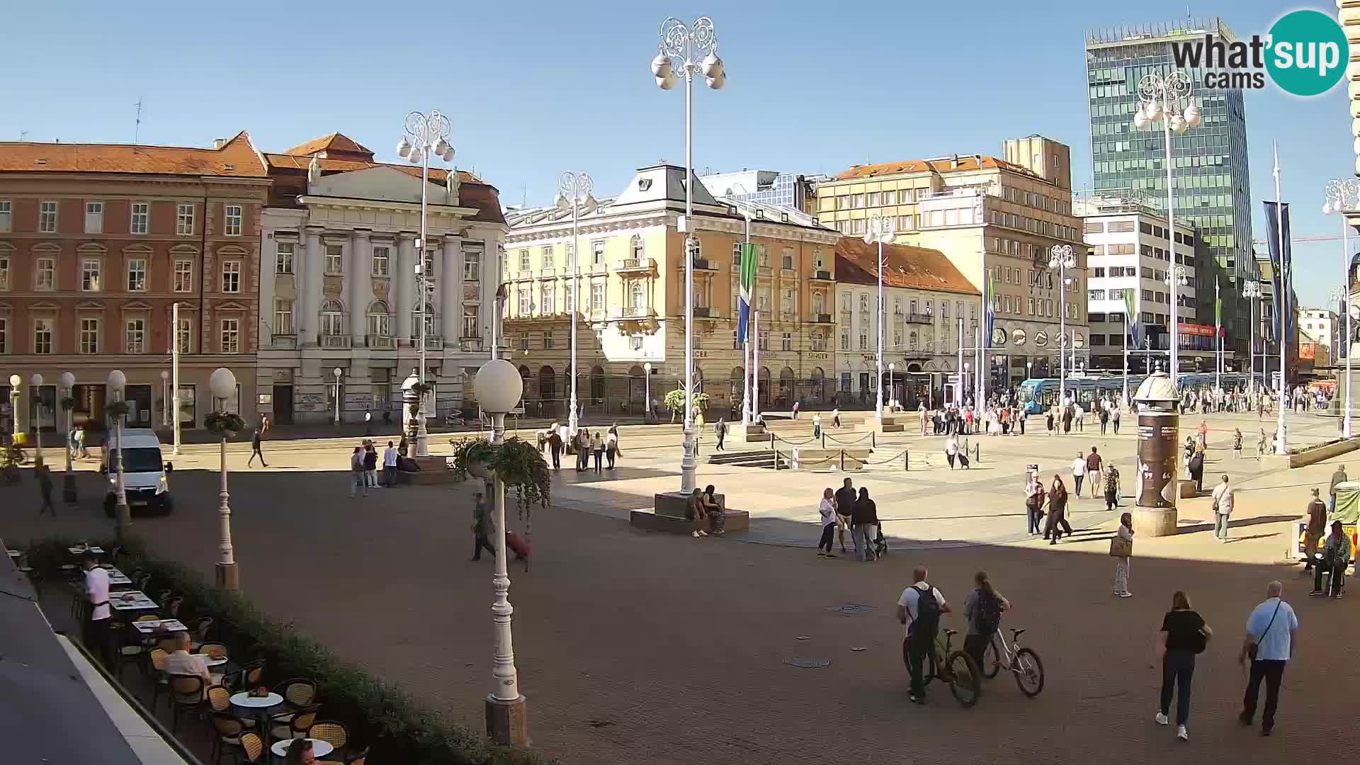 Zagreb Live Webcam Platz Bana Jelačić