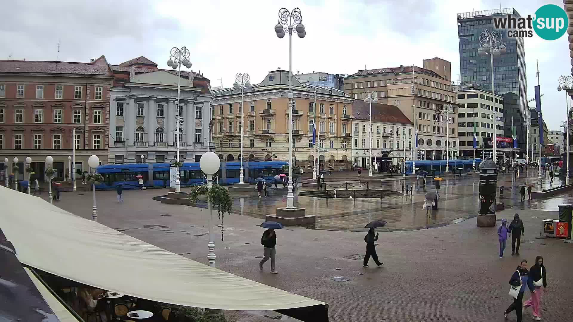 Zagreb camera en vivo plaza Bana Jelačić