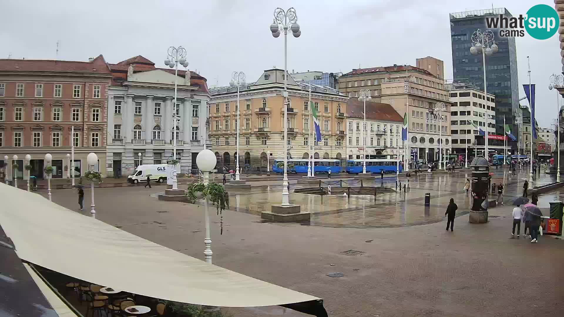 Zagreb camera en vivo plaza Bana Jelačić
