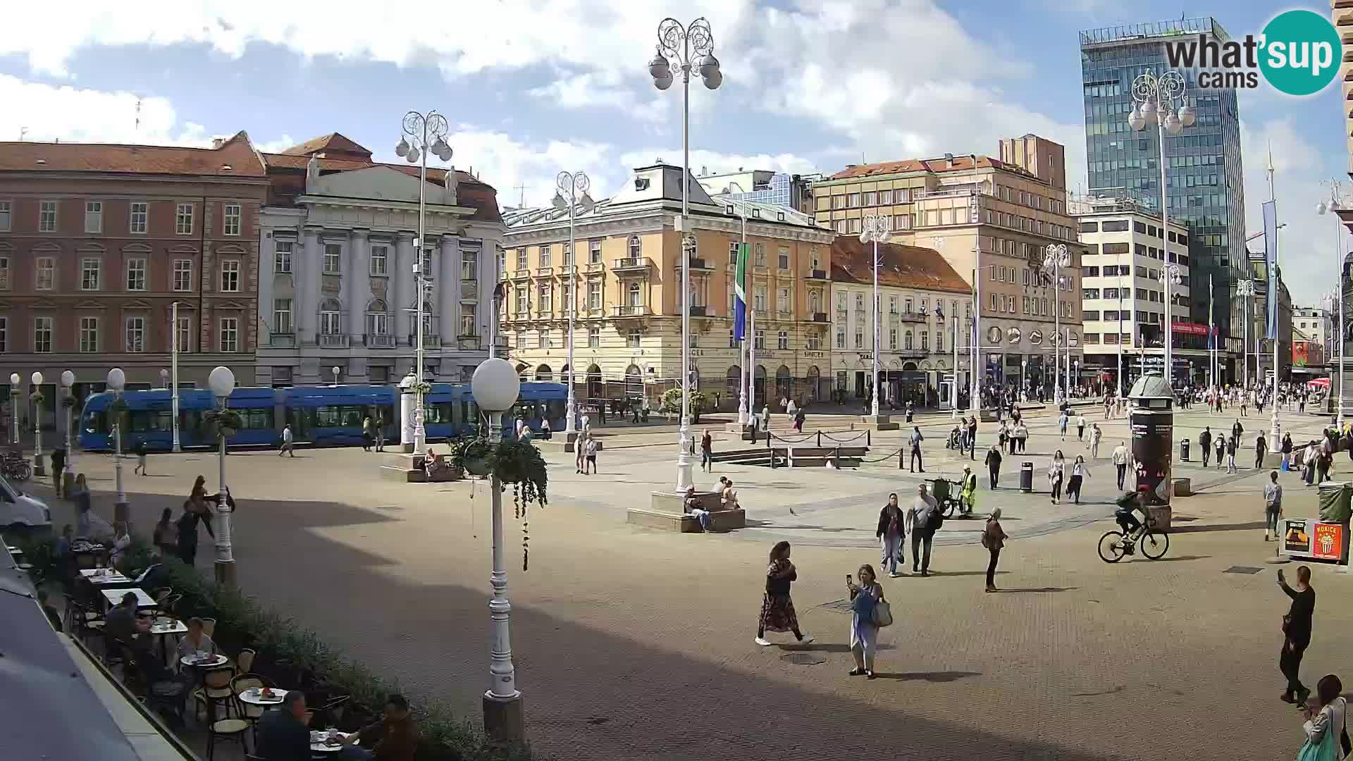 Zagreb camera en vivo plaza Bana Jelačić