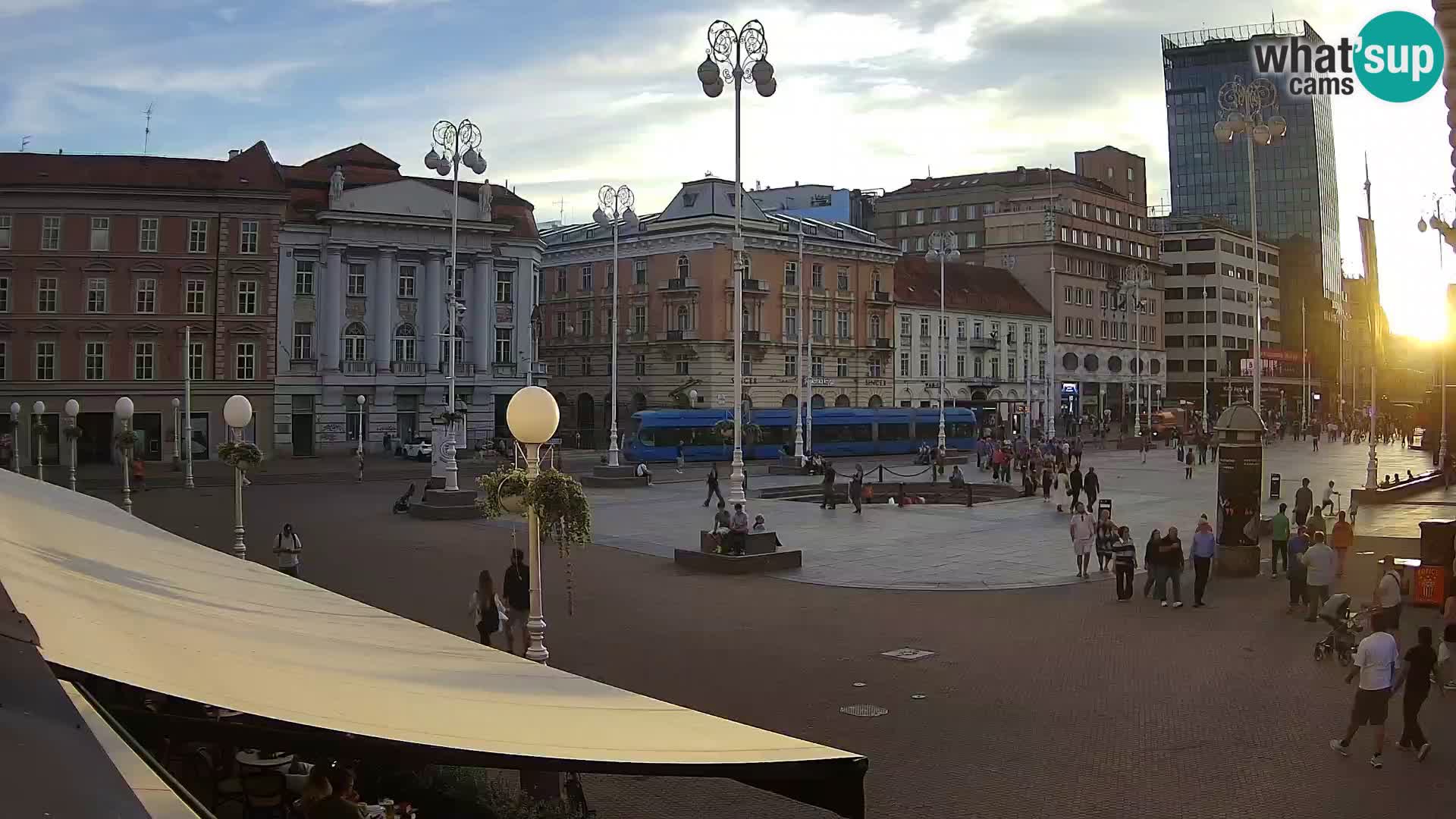 Zagabria Live Webcam piazza Bana Jelačić