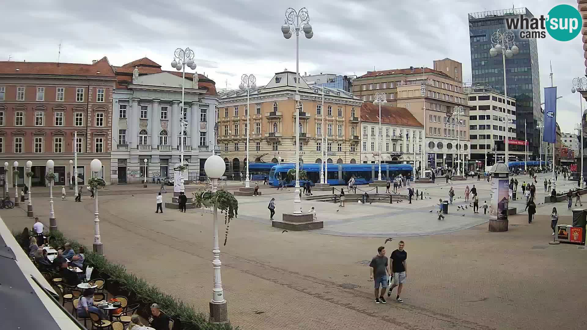 Zagreb Live Webcam Platz Bana Jelačić