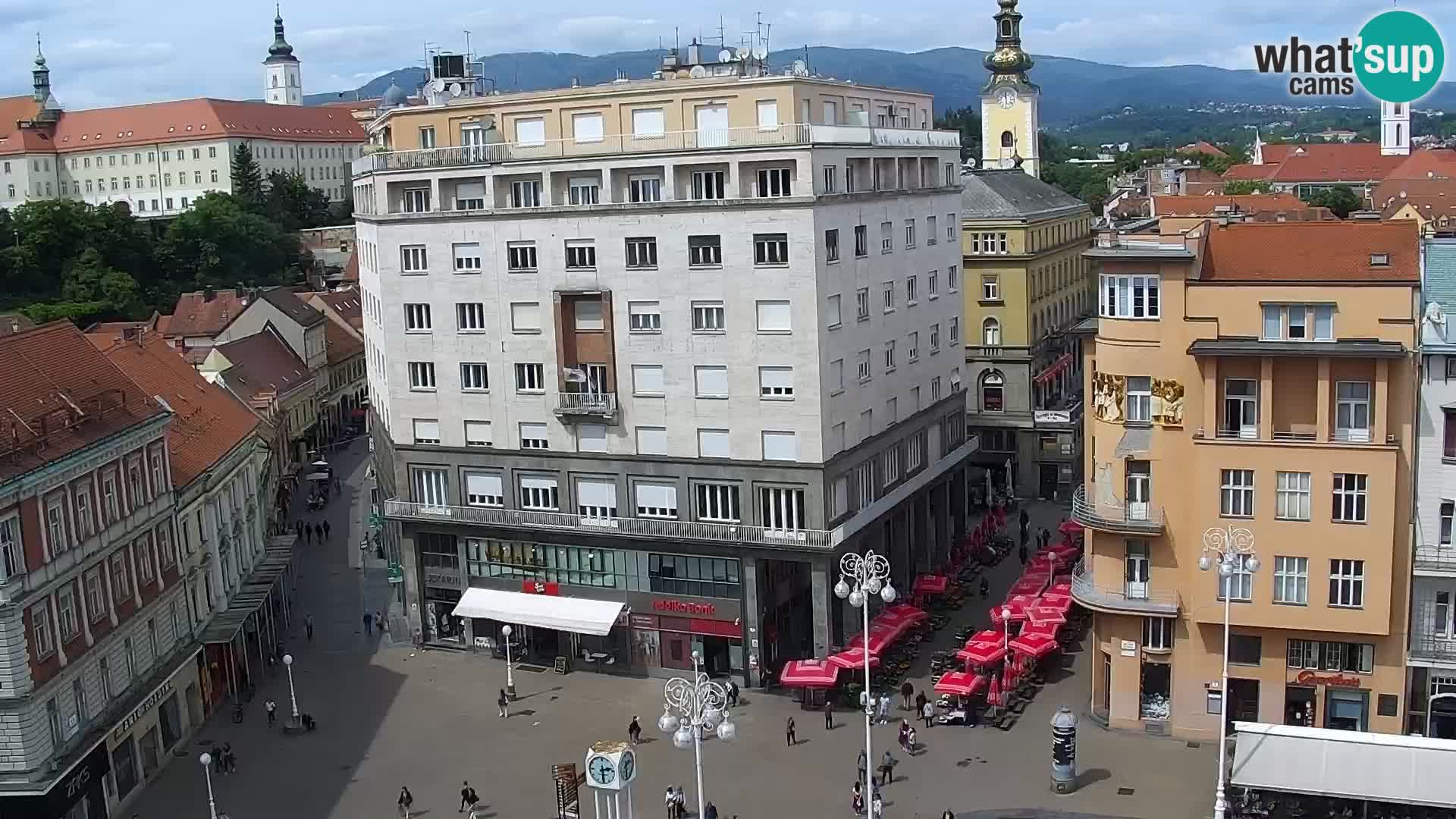 Ban Jelačić Platz  Live webcam Zagreb – Hotel Dubrovnik