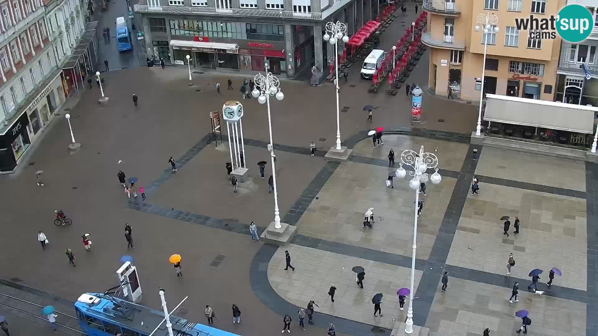 LIVE Webcam Zagreb – Ban Jelačić – Hotel Dubrovnik