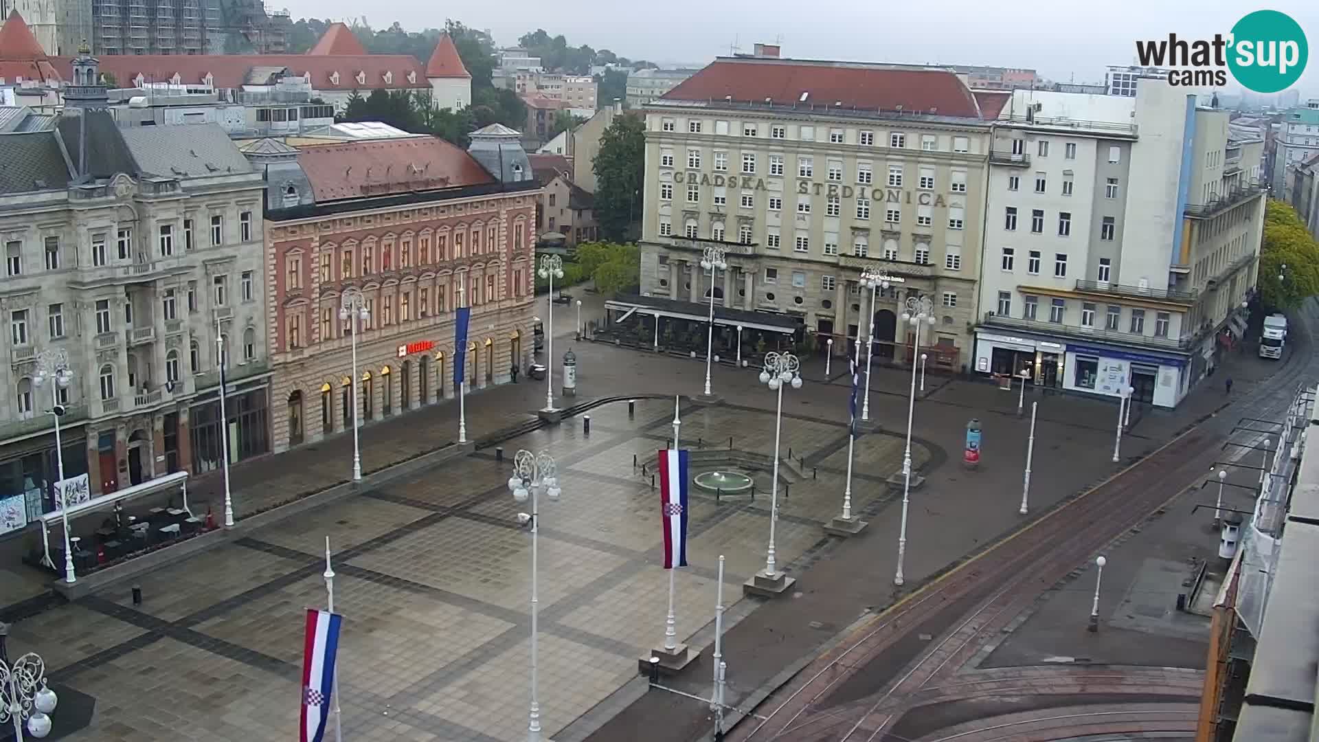 Plaza Ban Jelačić camera en vivo Zagreb – Hotel Dubrovnik