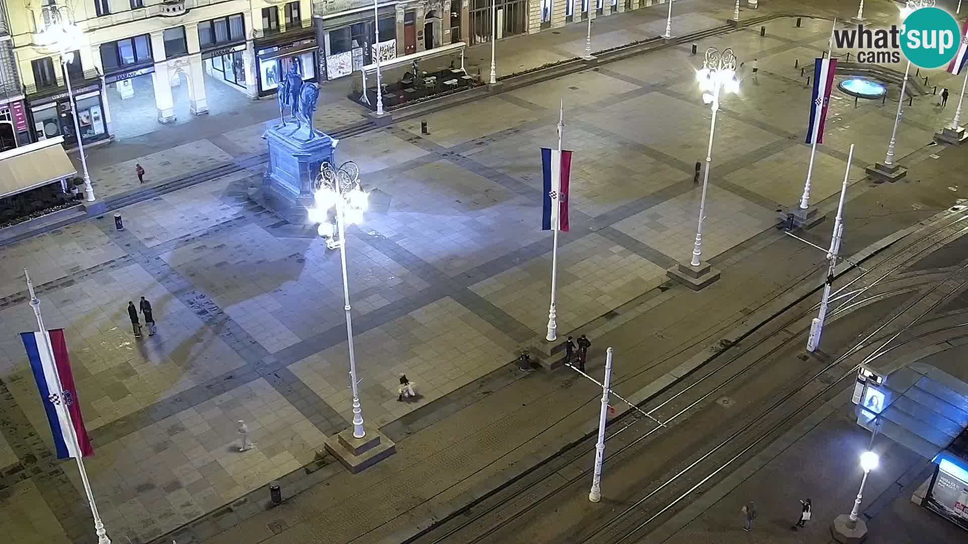 Kamera v živo Zagreb – Trg Bana Jelačića