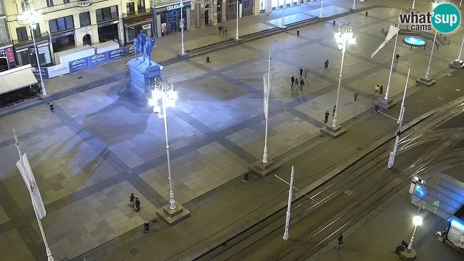 Kamera v živo Zagreb – Trg Bana Jelačića