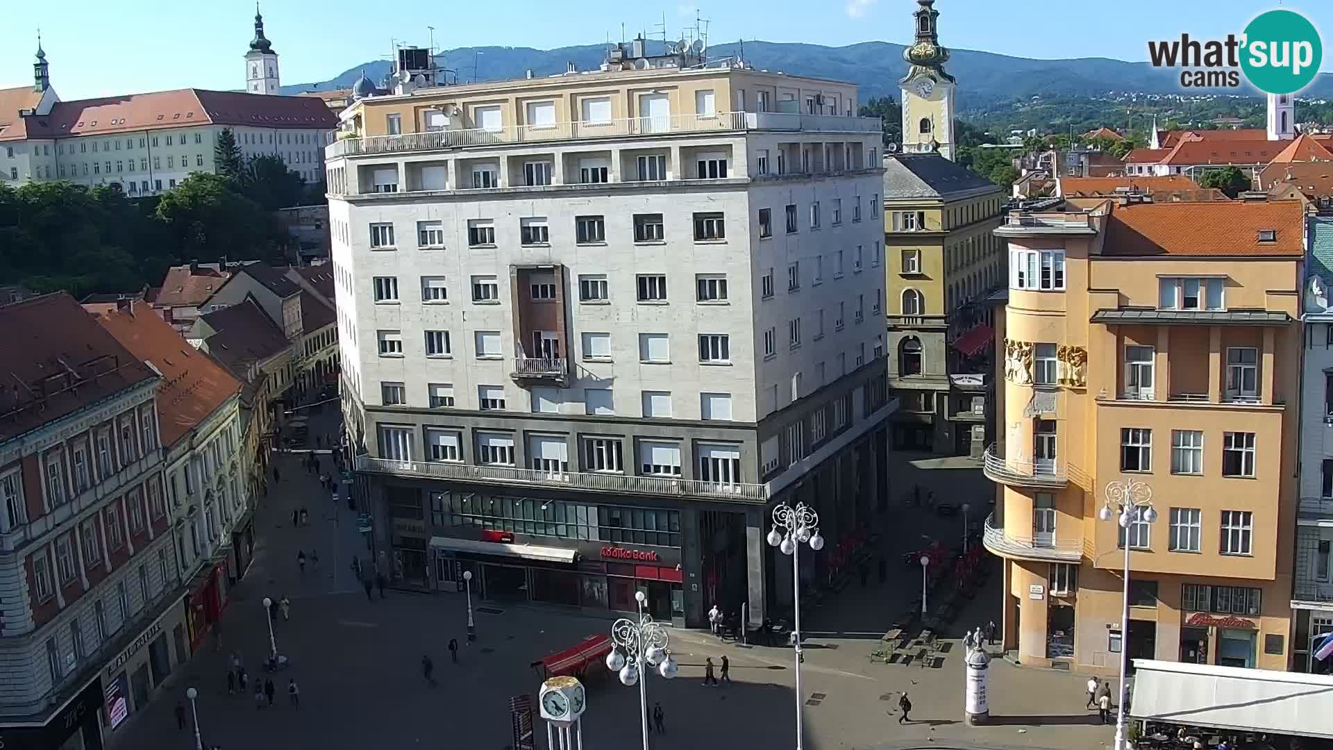 Piazza Ban Jelačić livecam Zagreb – Hotel Dubrovnik