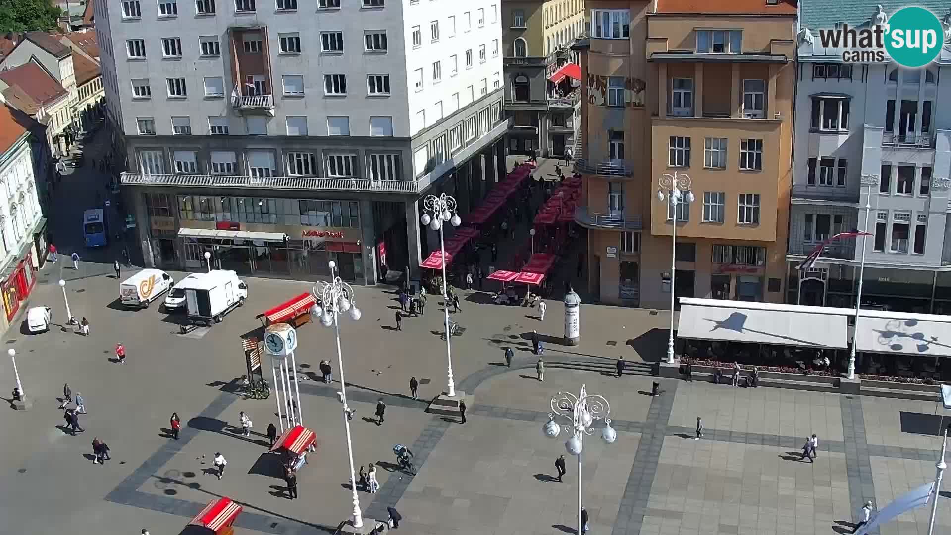 Piazza Ban Jelačić livecam Zagreb – Hotel Dubrovnik