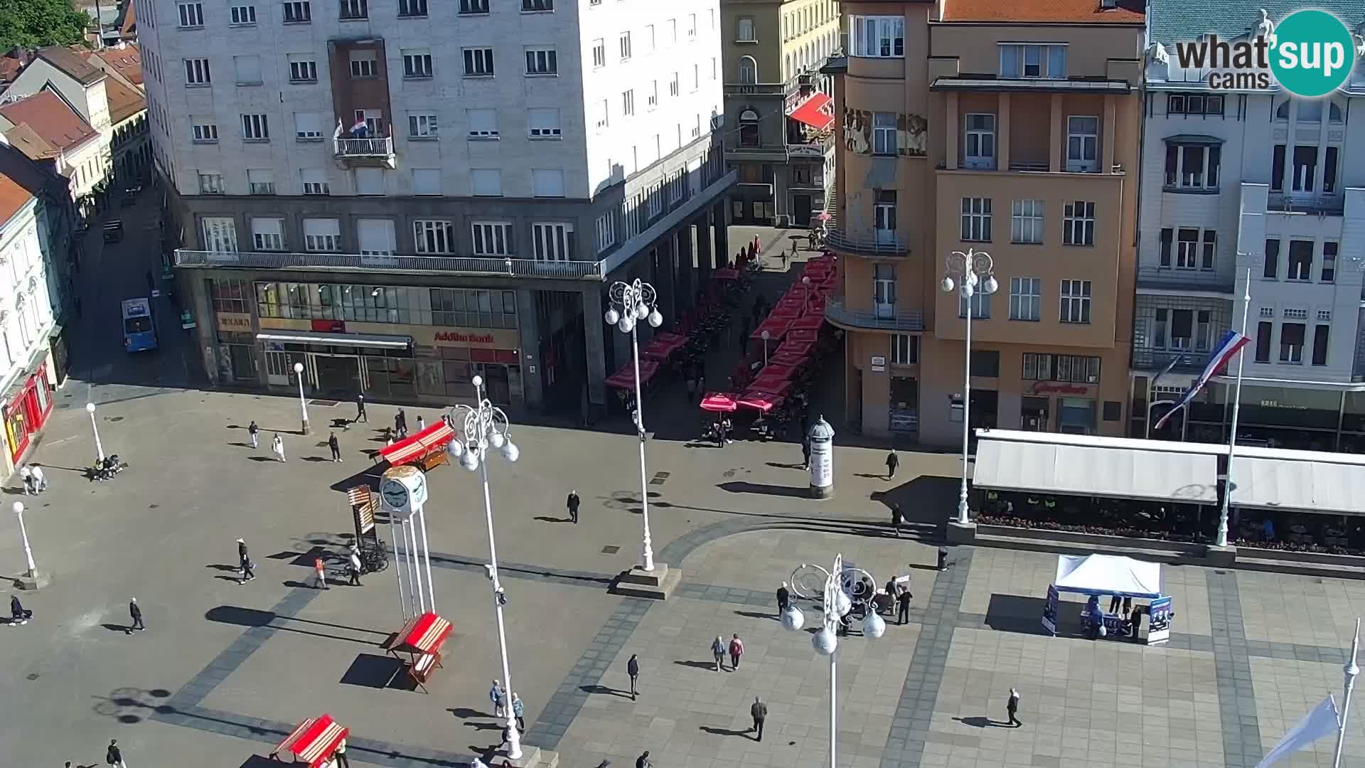 Ban Jelačić Platz  Live webcam Zagreb – Hotel Dubrovnik