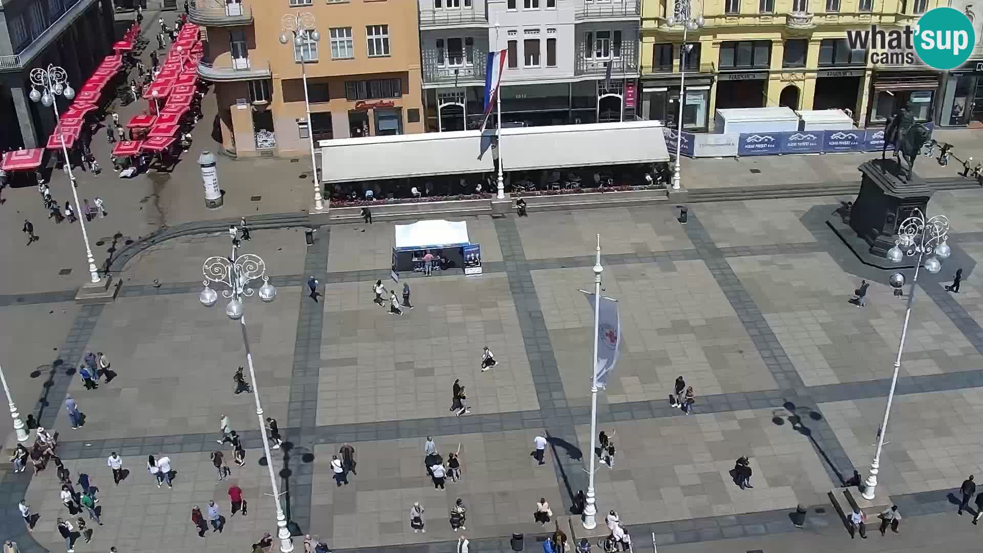 Piazza Ban Jelačić livecam Zagreb – Hotel Dubrovnik