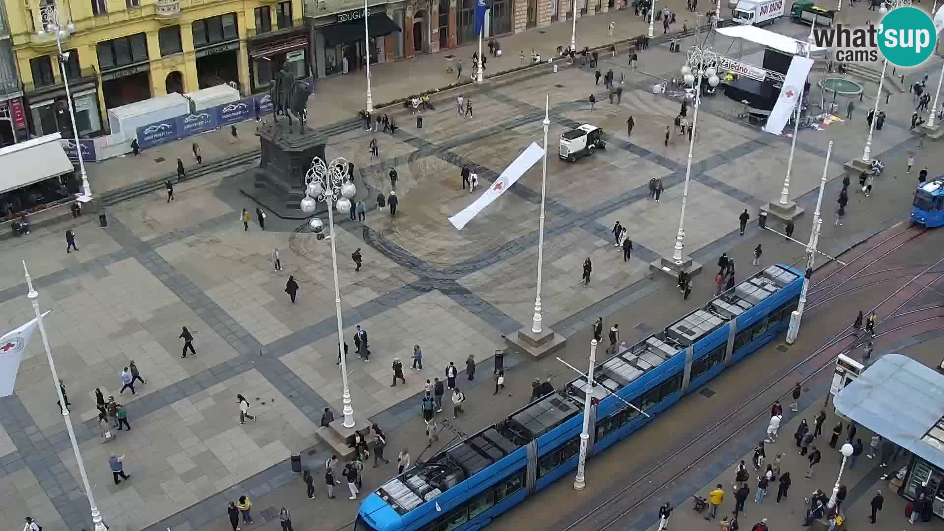 Zagreb – Bana Jelačića square panorama