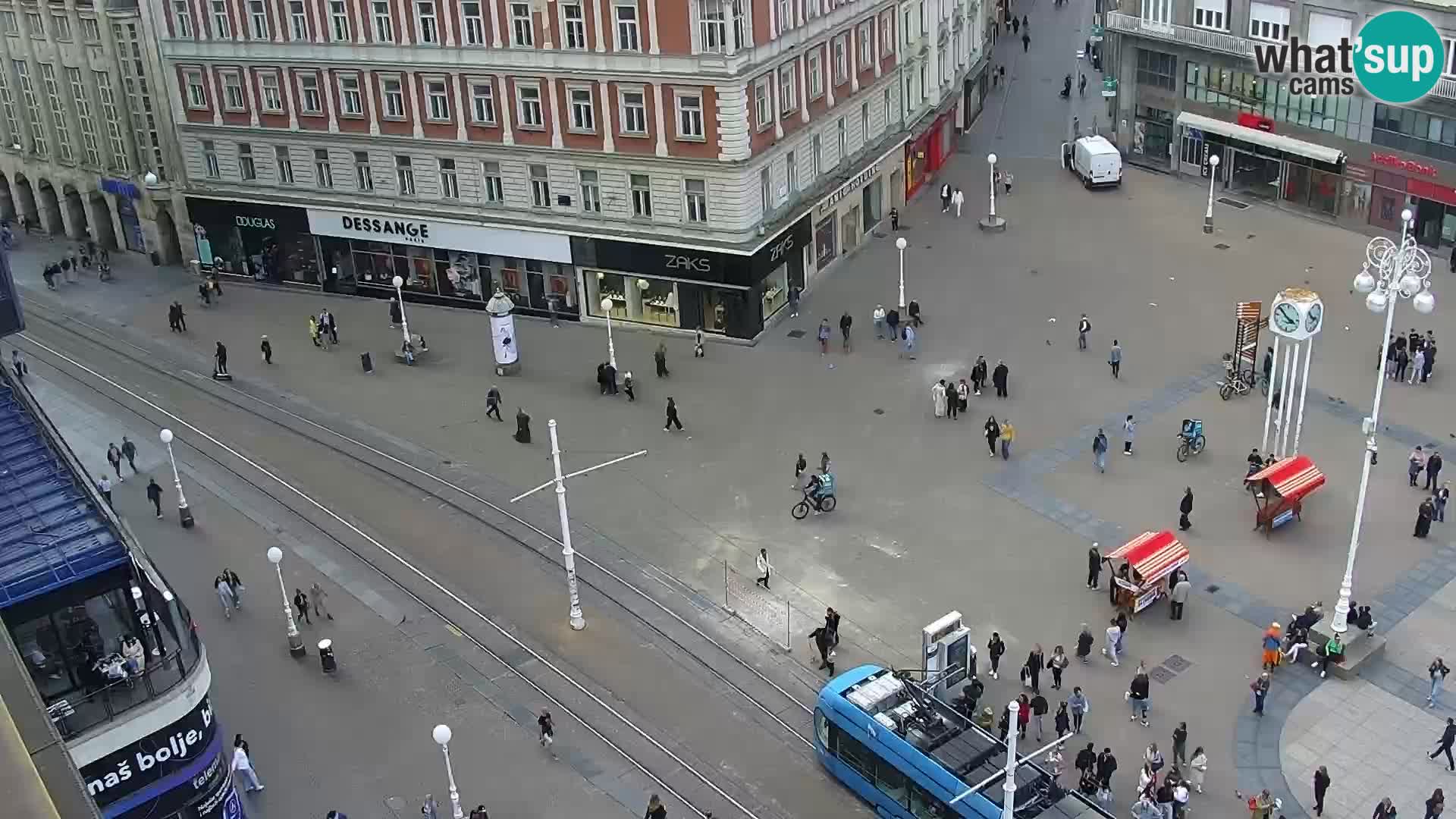 Piazza Ban Jelačić livecam Zagreb – Hotel Dubrovnik