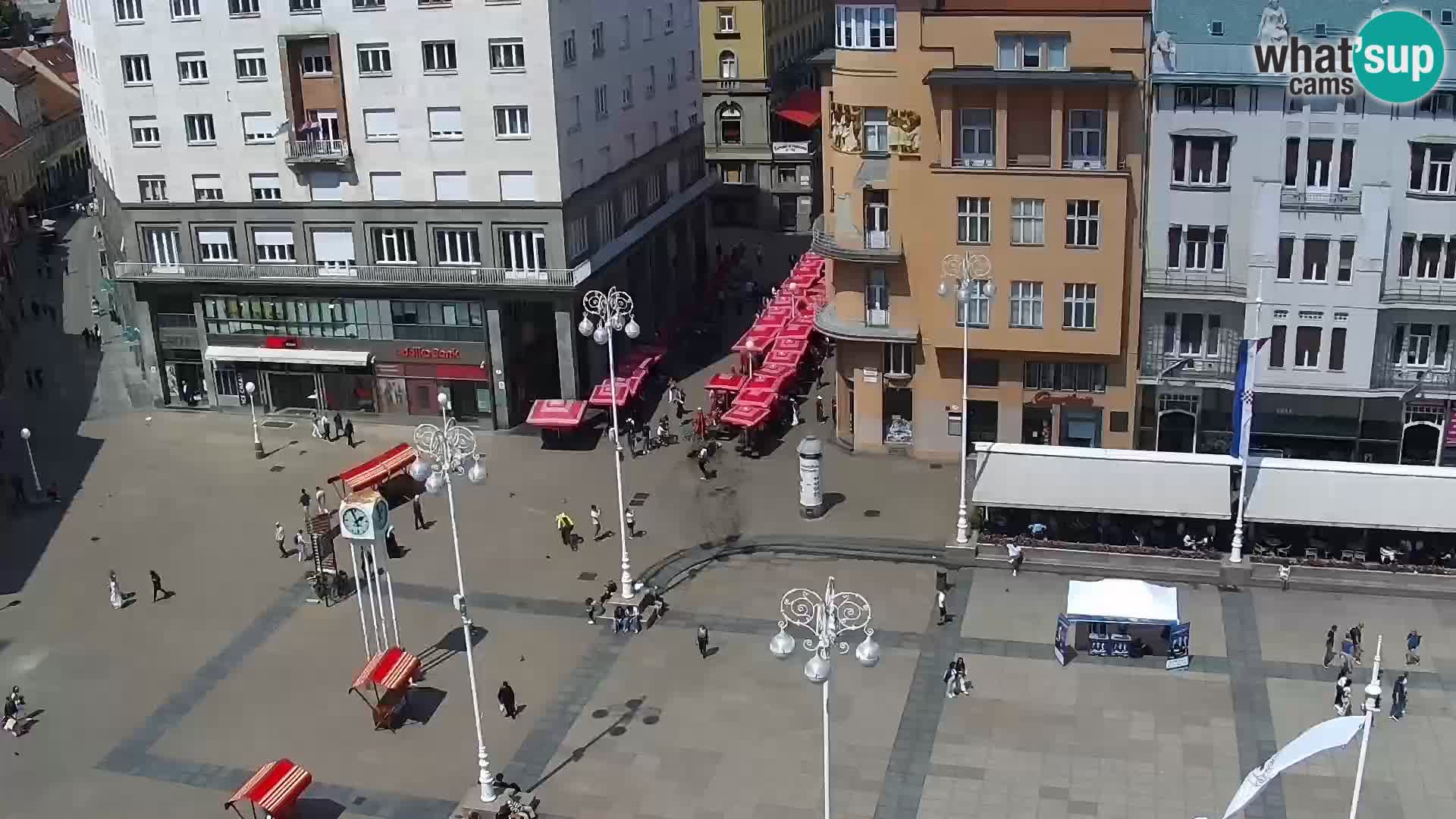 Piazza Ban Jelačić livecam Zagreb – Hotel Dubrovnik