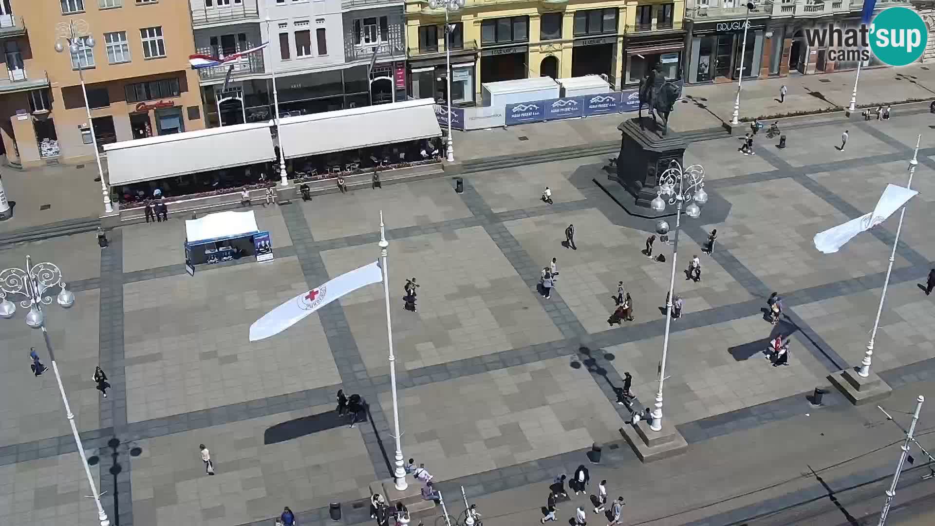 Ban Jelačić live cam Zagreb – Hotel Dubrovnik