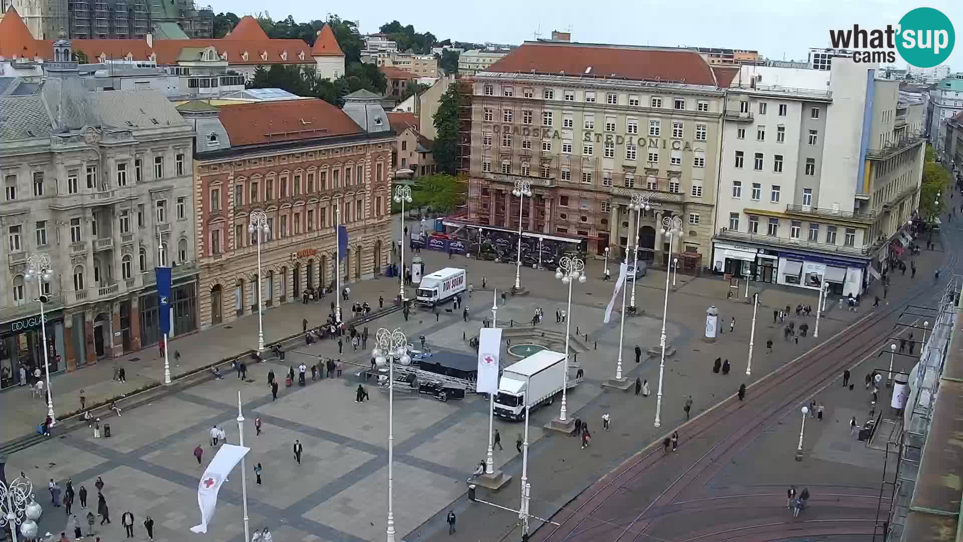 Zagreb – Bana Jelačića square panorama
