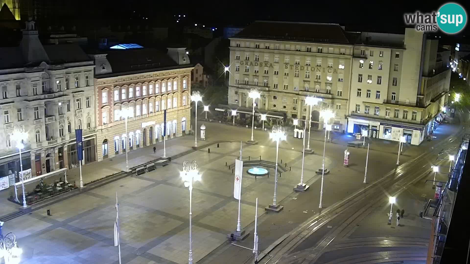 Web kamera Zagreb – Trg Bana Jelačića