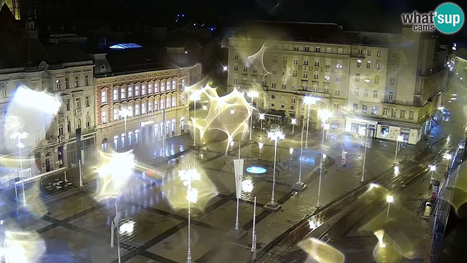 LIVE Webcam Zagreb Hotel Dubrovnik | Ban Jelačić square