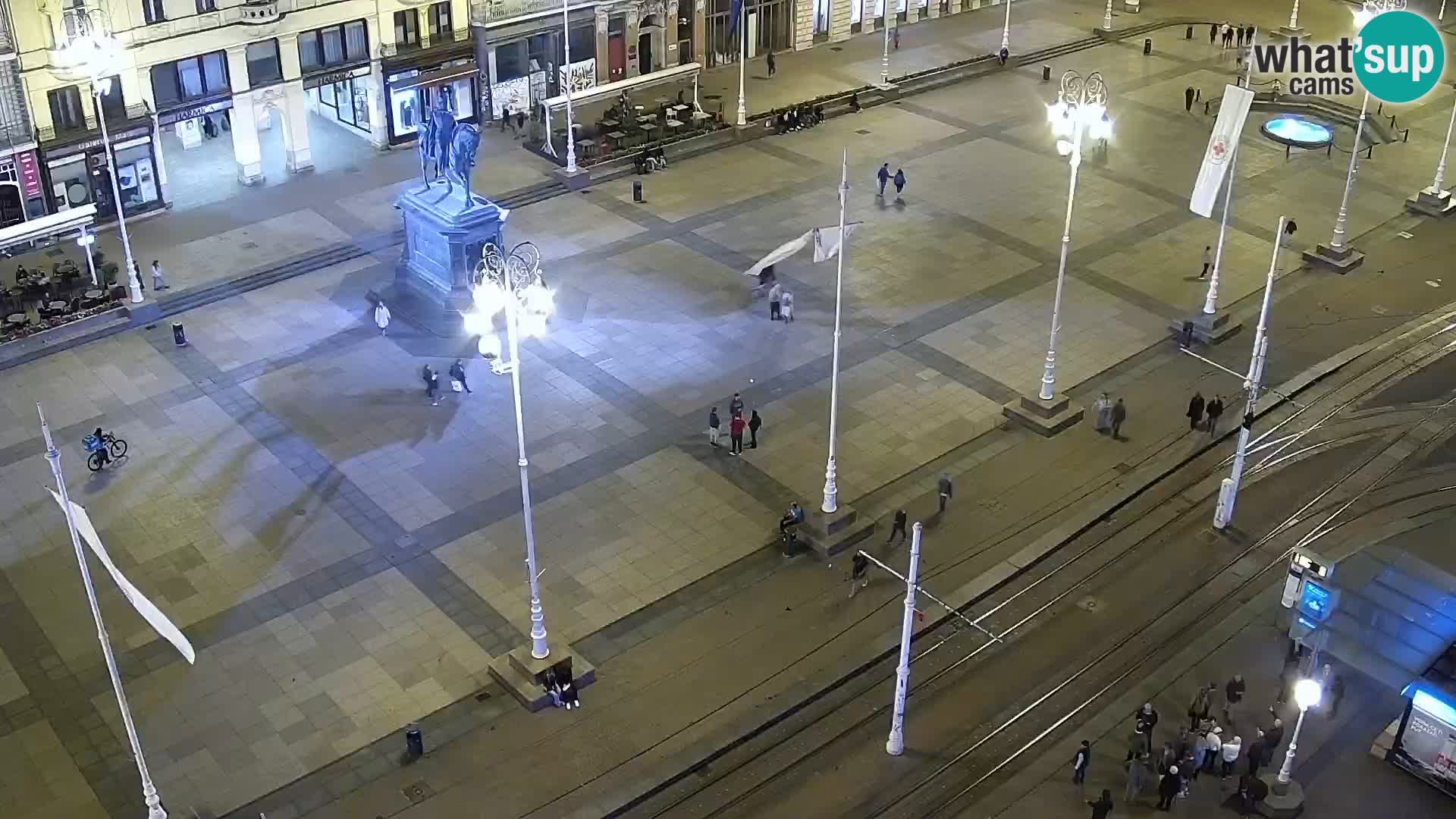 LIVE Webcam Zagreb Hotel Dubrovnik | Ban Jelačić square