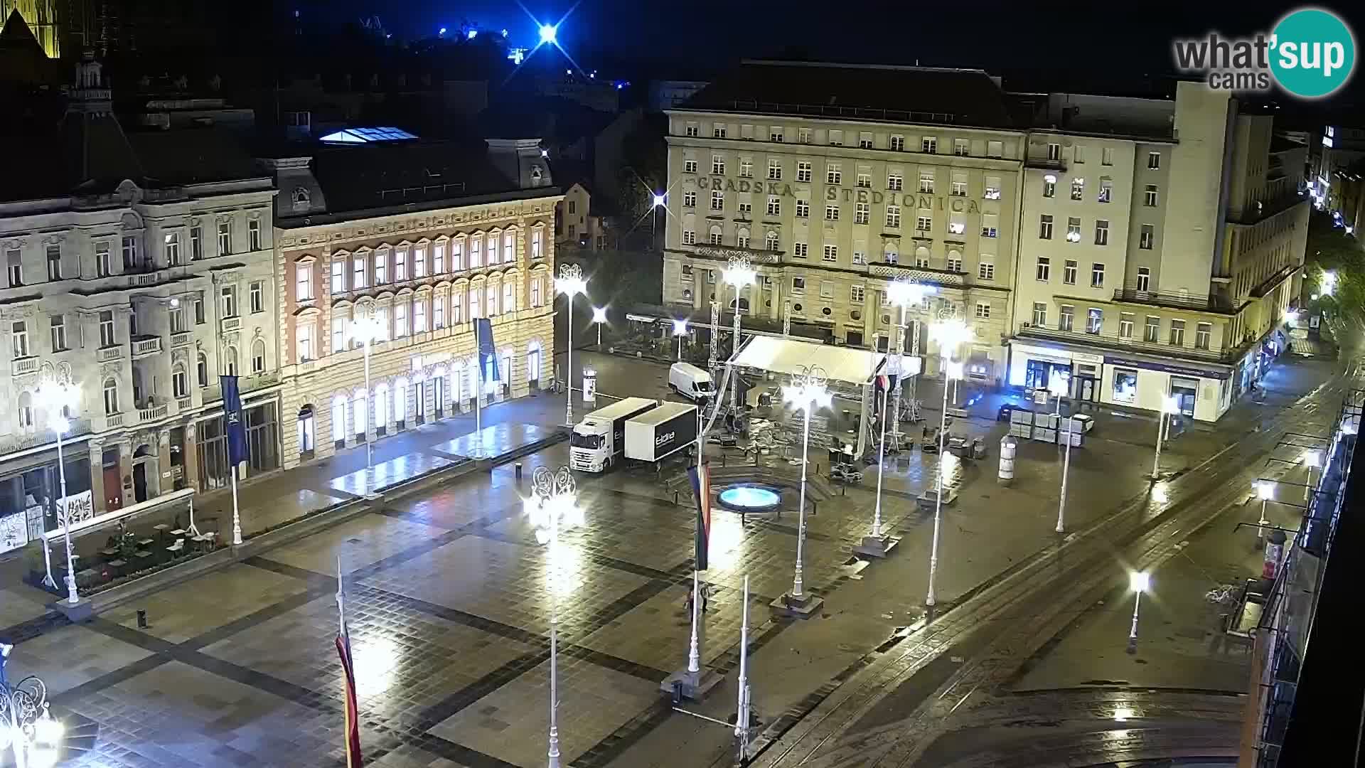 Webcam live Zagreb – Piazza Ban Jelačić