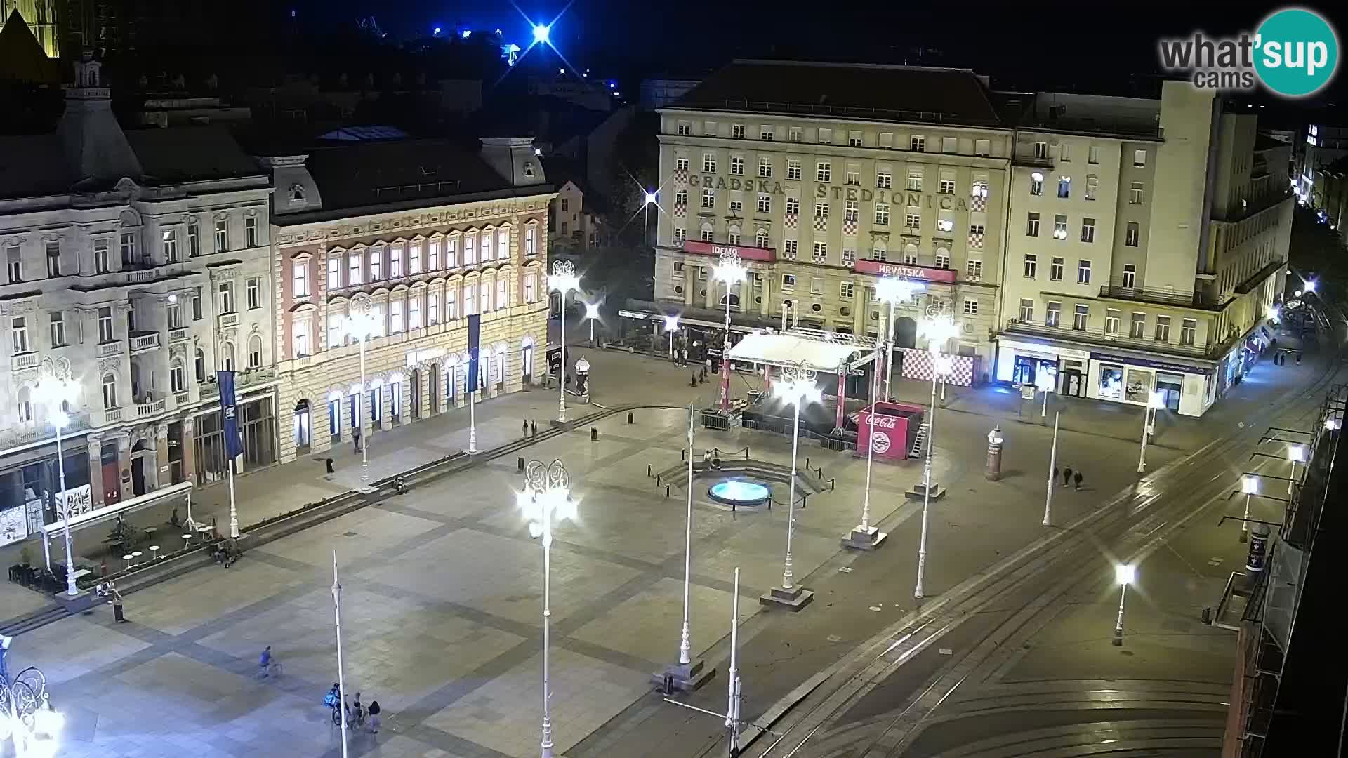Kamera v živo Zagreb – Trg Bana Jelačića