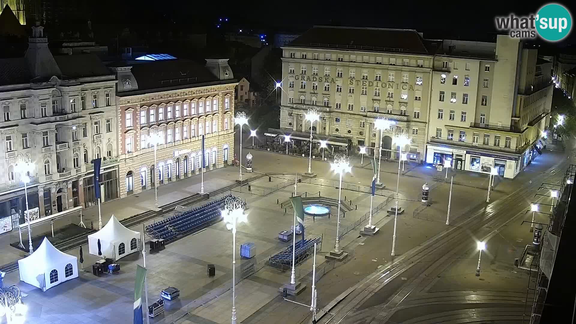 Ban Jelačić Platz  Live webcam Zagreb – Hotel Dubrovnik