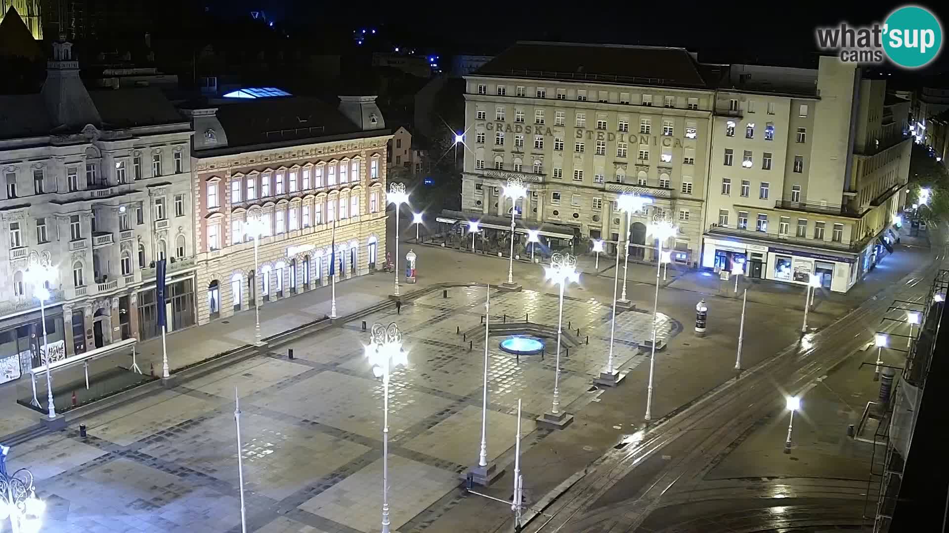 Zagreb – Bana Jelačića square panorama