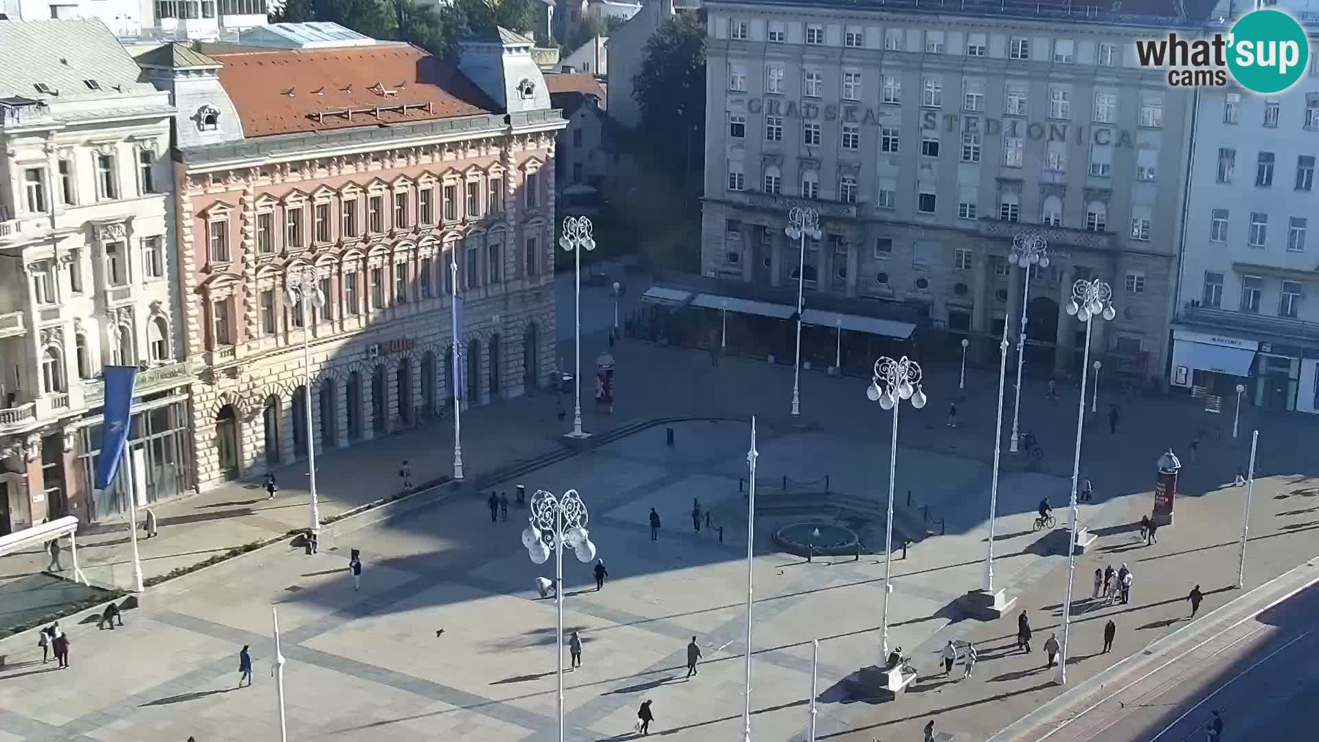 Ban Jelačić Platz  Live webcam Zagreb – Hotel Dubrovnik