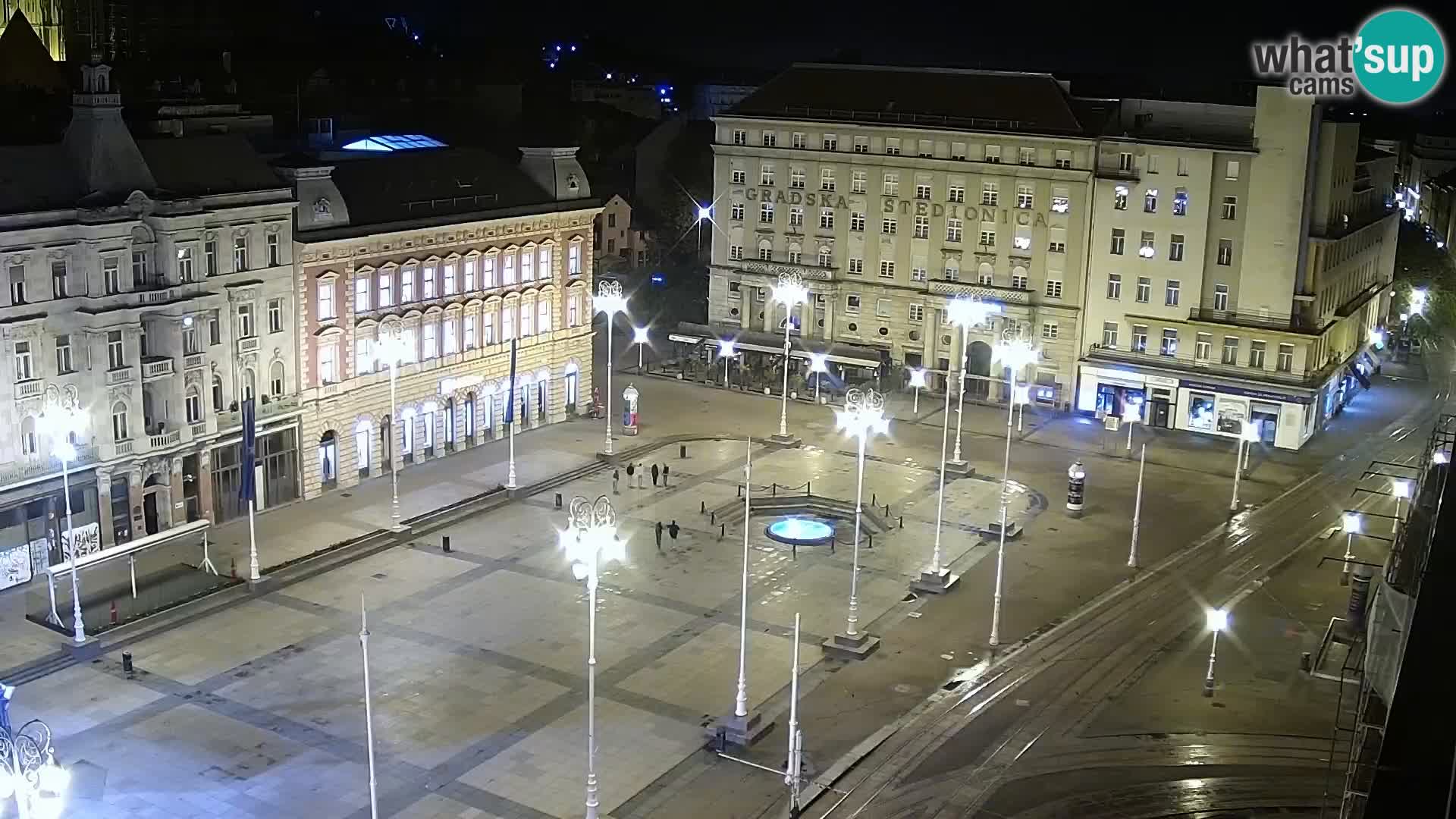 Zagreb – Bana Jelačića square panorama