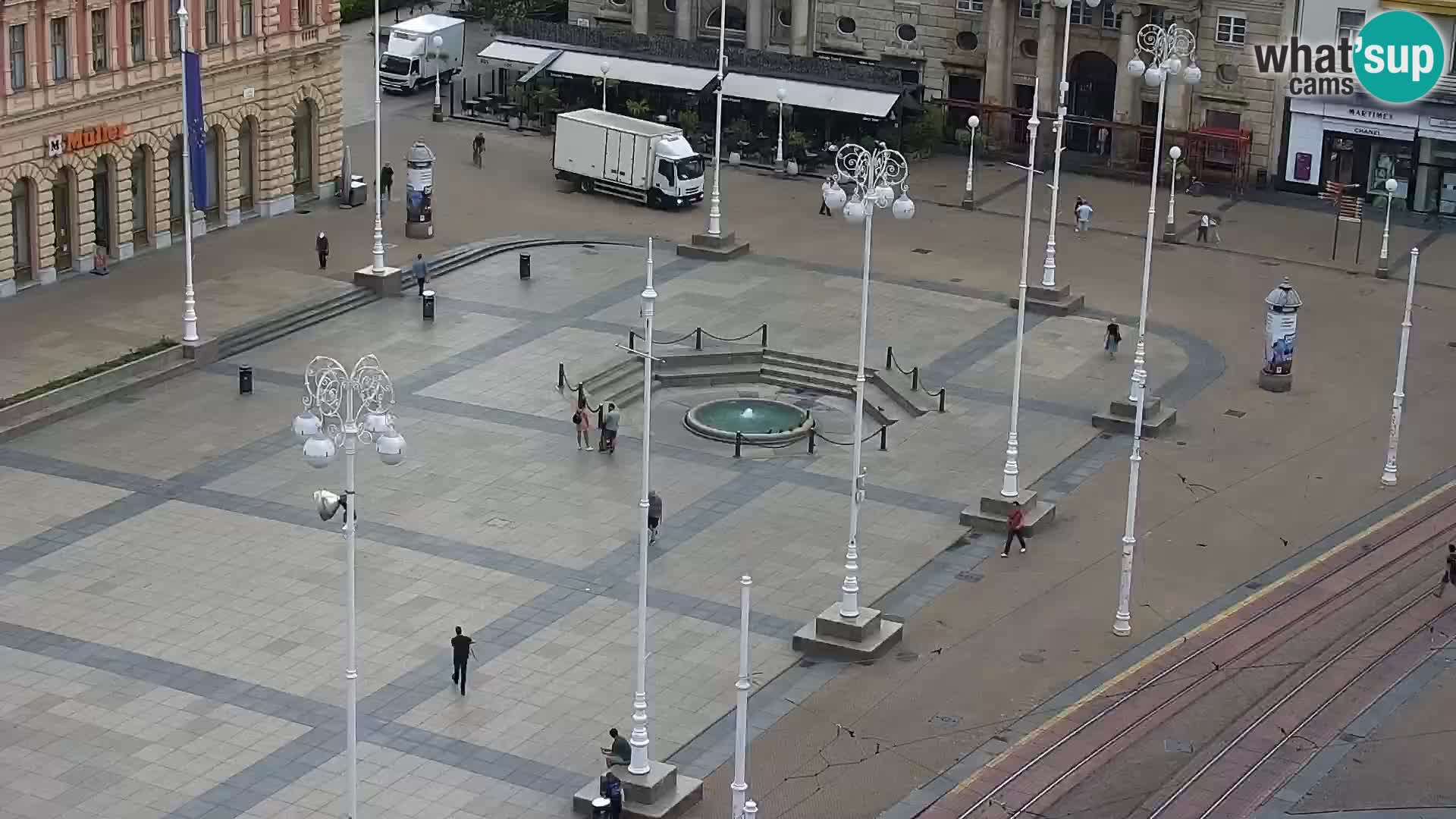 LIVE Webcam Zagreb Hotel Dubrovnik | Ban Jelačić square