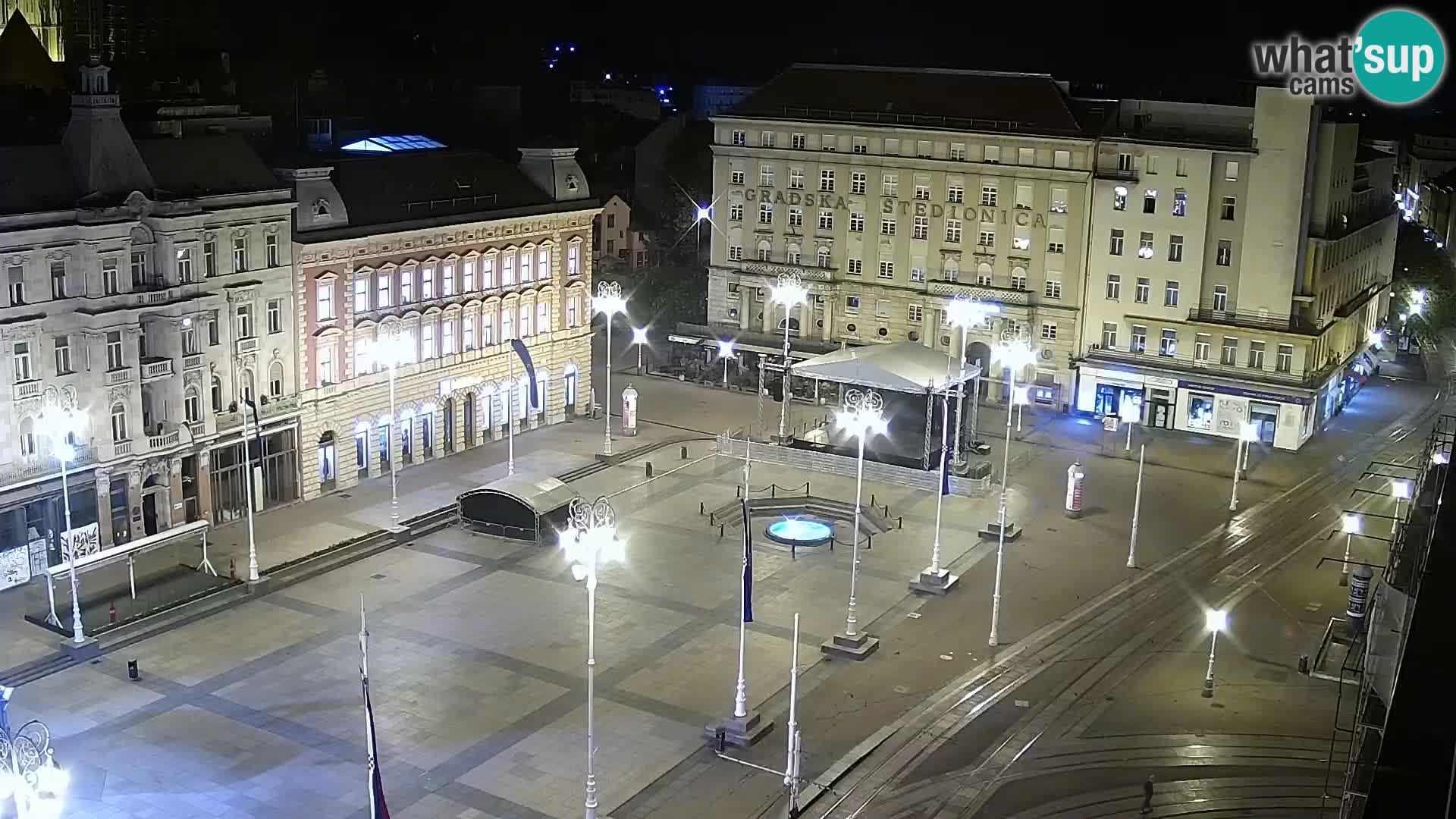 Plaza Ban Jelačić camera en vivo Zagreb – Hotel Dubrovnik