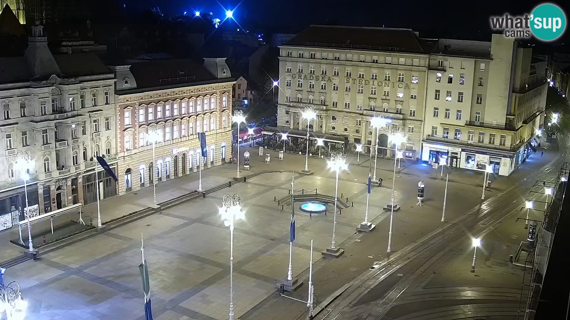 Webcam live Zagreb – Piazza Ban Jelačić