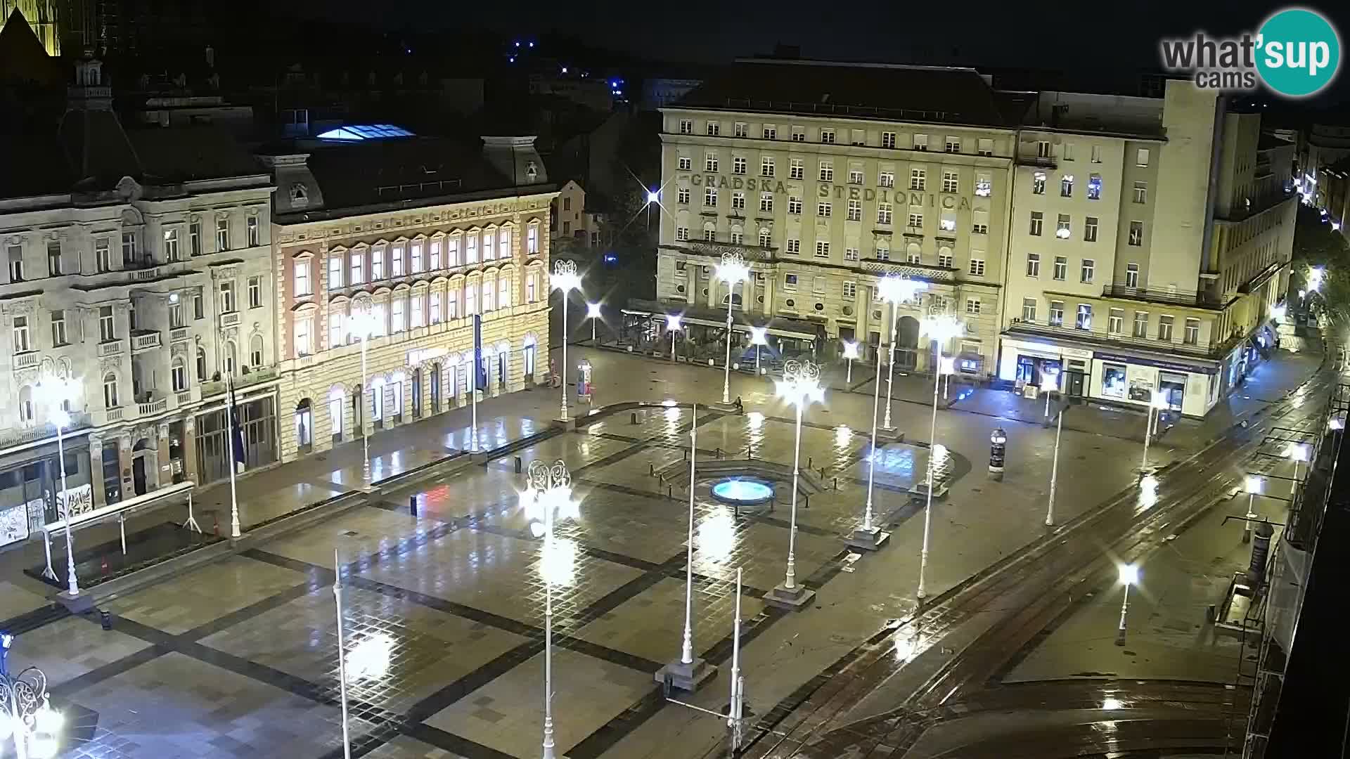 Piazza Ban Jelačić livecam Zagreb – Hotel Dubrovnik