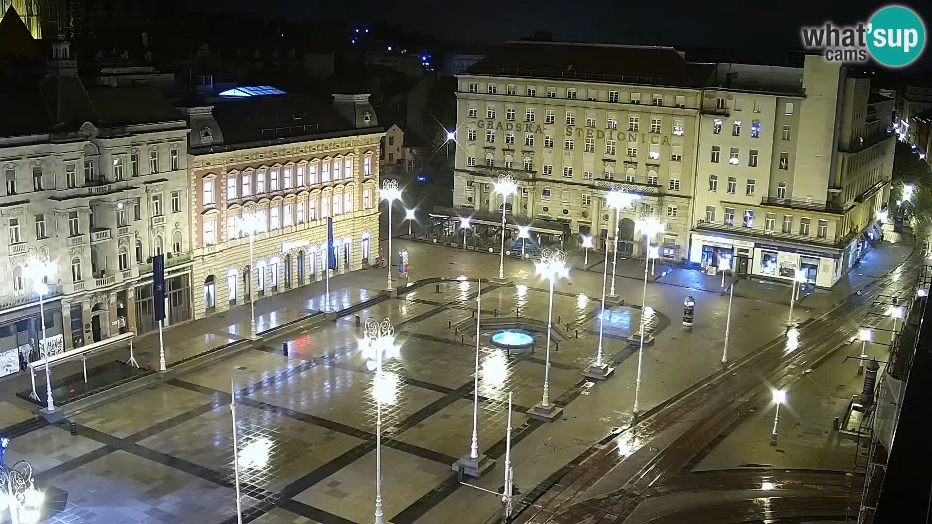 LIVE Webcam Zagreb Hotel Dubrovnik | Ban Jelačić square