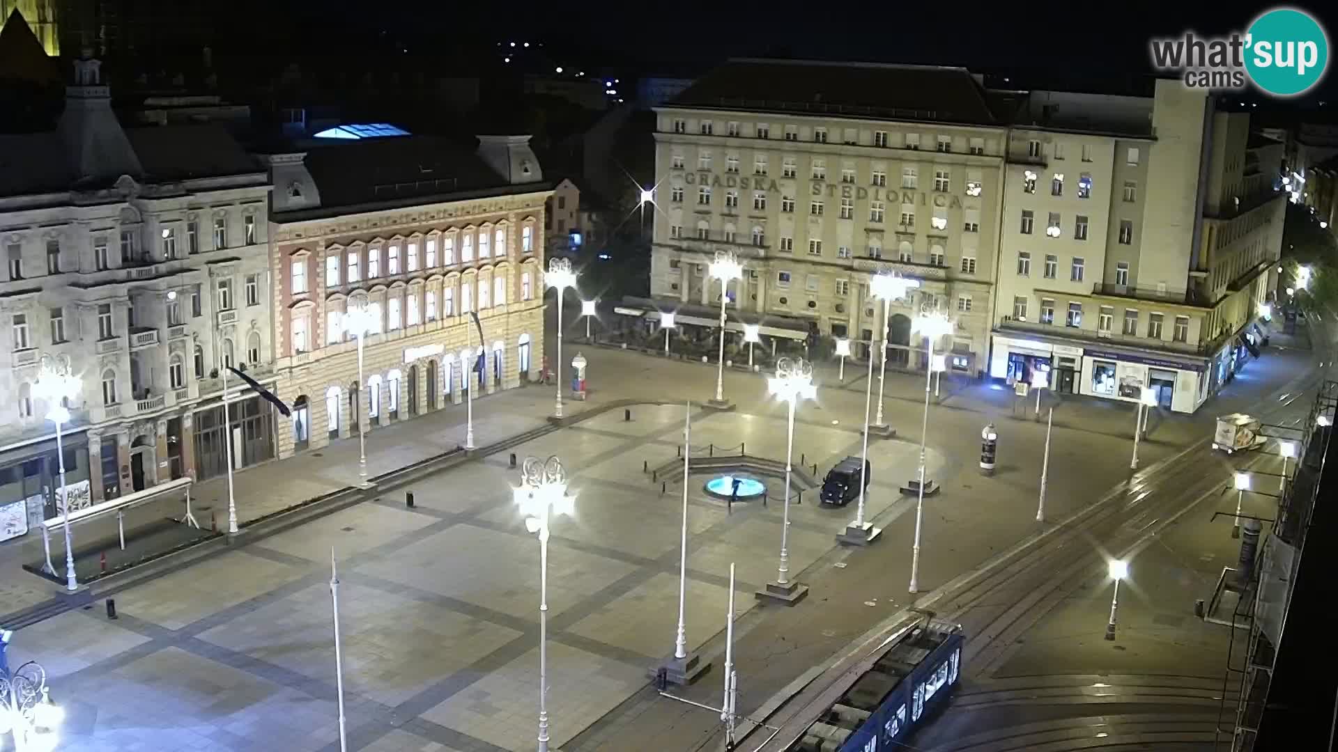 LIVE Webcam Zagreb Hotel Dubrovnik | Ban Jelačić square