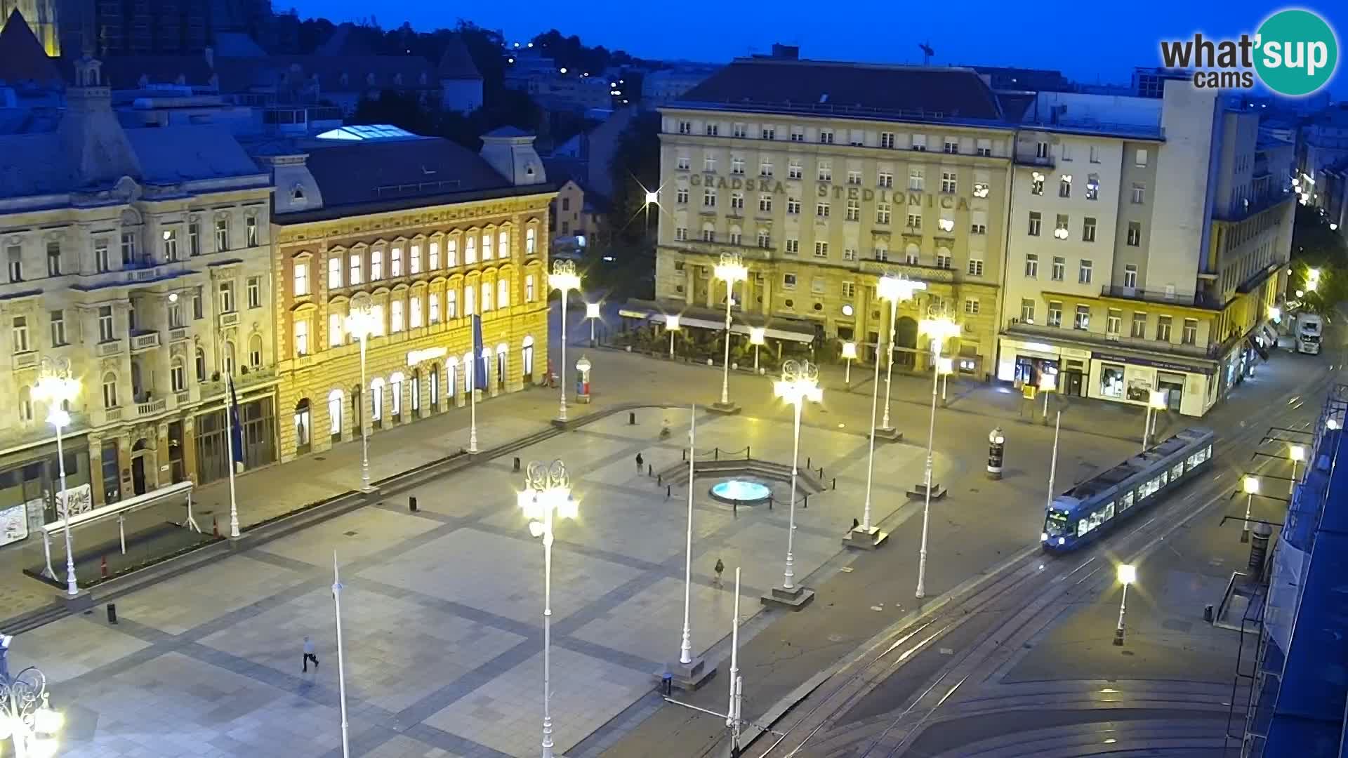 Trg Bana Jelačića web kamera Zagreb – Hotel Dubrovnik