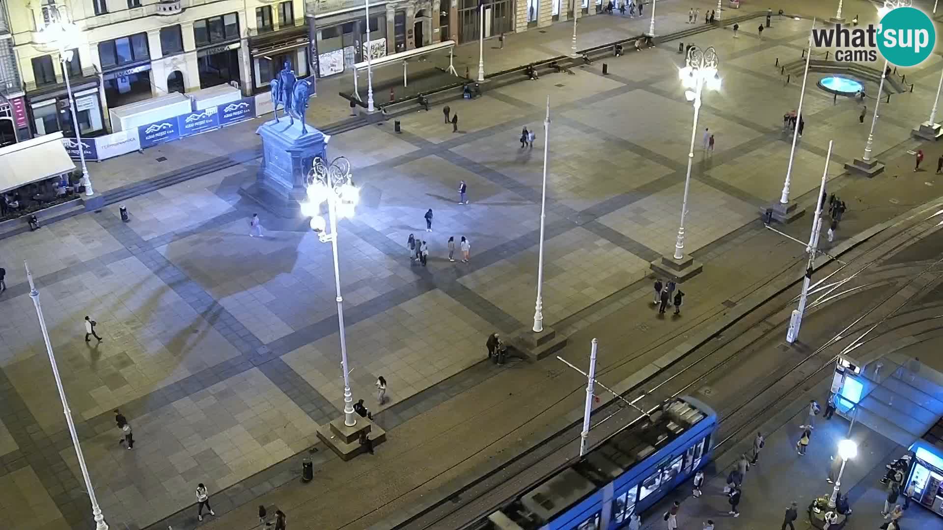 Plaza Ban Jelačić camera en vivo Zagreb – Hotel Dubrovnik