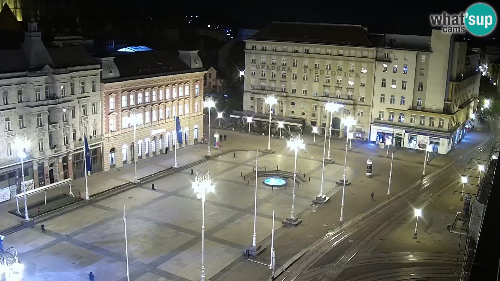 LIVE Webcam Zagreb Hotel Dubrovnik | Ban Jelačić square