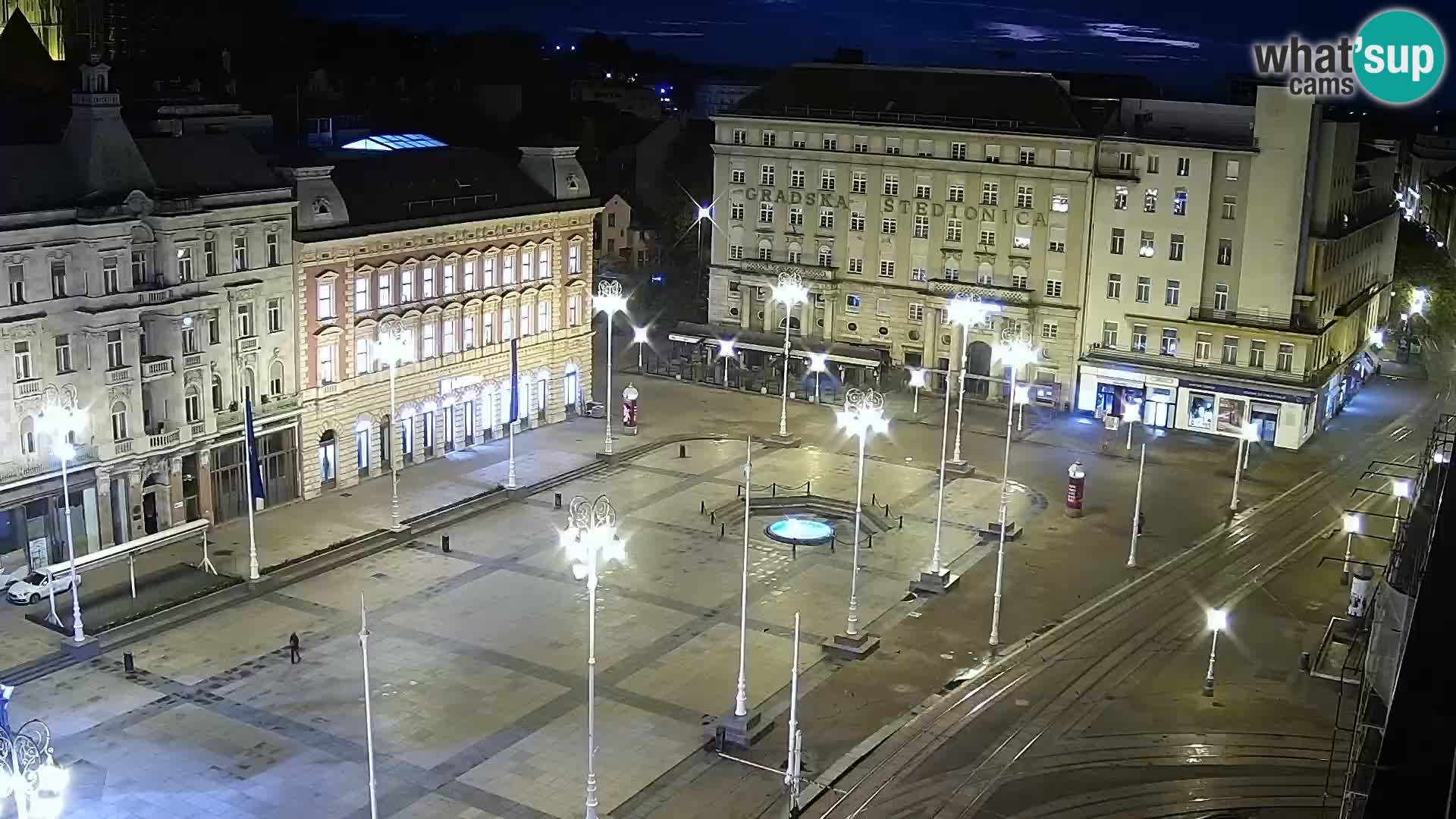 Webcam live Zagreb – Piazza Ban Jelačić