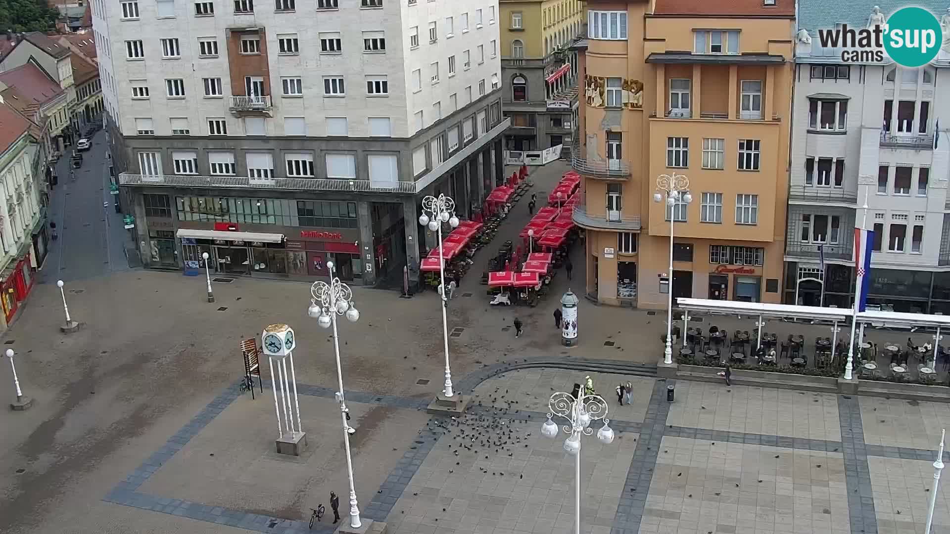 Plaza Ban Jelačić camera en vivo Zagreb – Hotel Dubrovnik