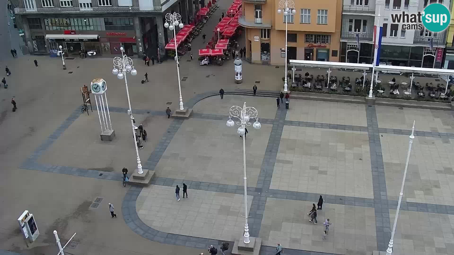 Plaza Ban Jelačić camera en vivo Zagreb – Hotel Dubrovnik