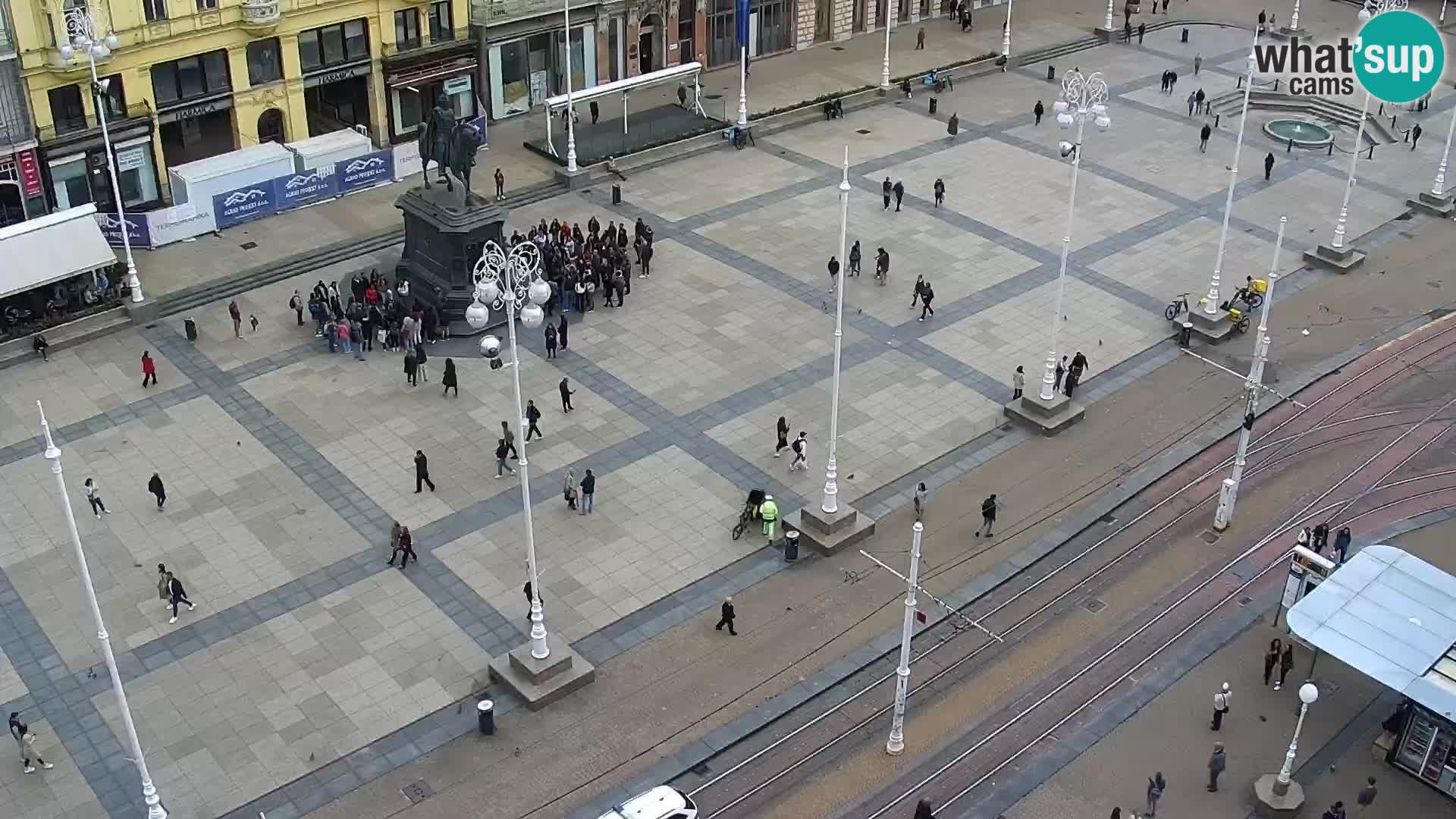 Ban Jelačić live cam Zagreb – Hotel Dubrovnik