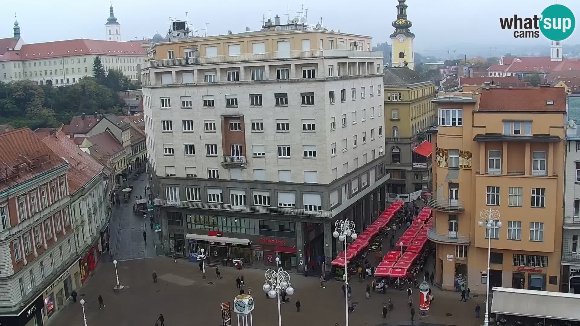 Piazza Ban Jelačić livecam Zagreb – Hotel Dubrovnik